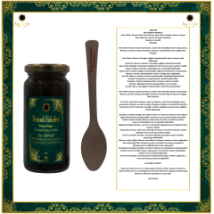 OBM 008 DEVE DİKENİ TOHUMLU (Siyah Turp Tohumu, Siyah Üzüm Çekirdeği, Rezene, Akasya Gamı, Biberiye, Zencefil, Zerdeçal, Karabiber, Çörekotu, Karanfil) MACUNU