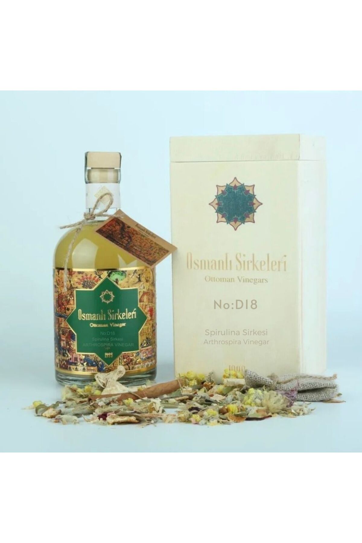No:D18 Spirulina Sirkesi 500 ml