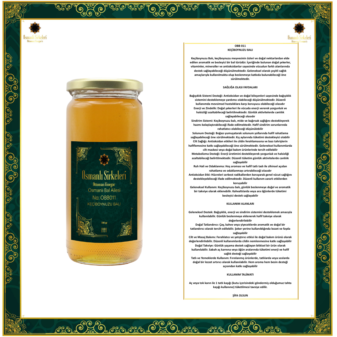 OBB 011 KEÇİBOYNUZU BALI