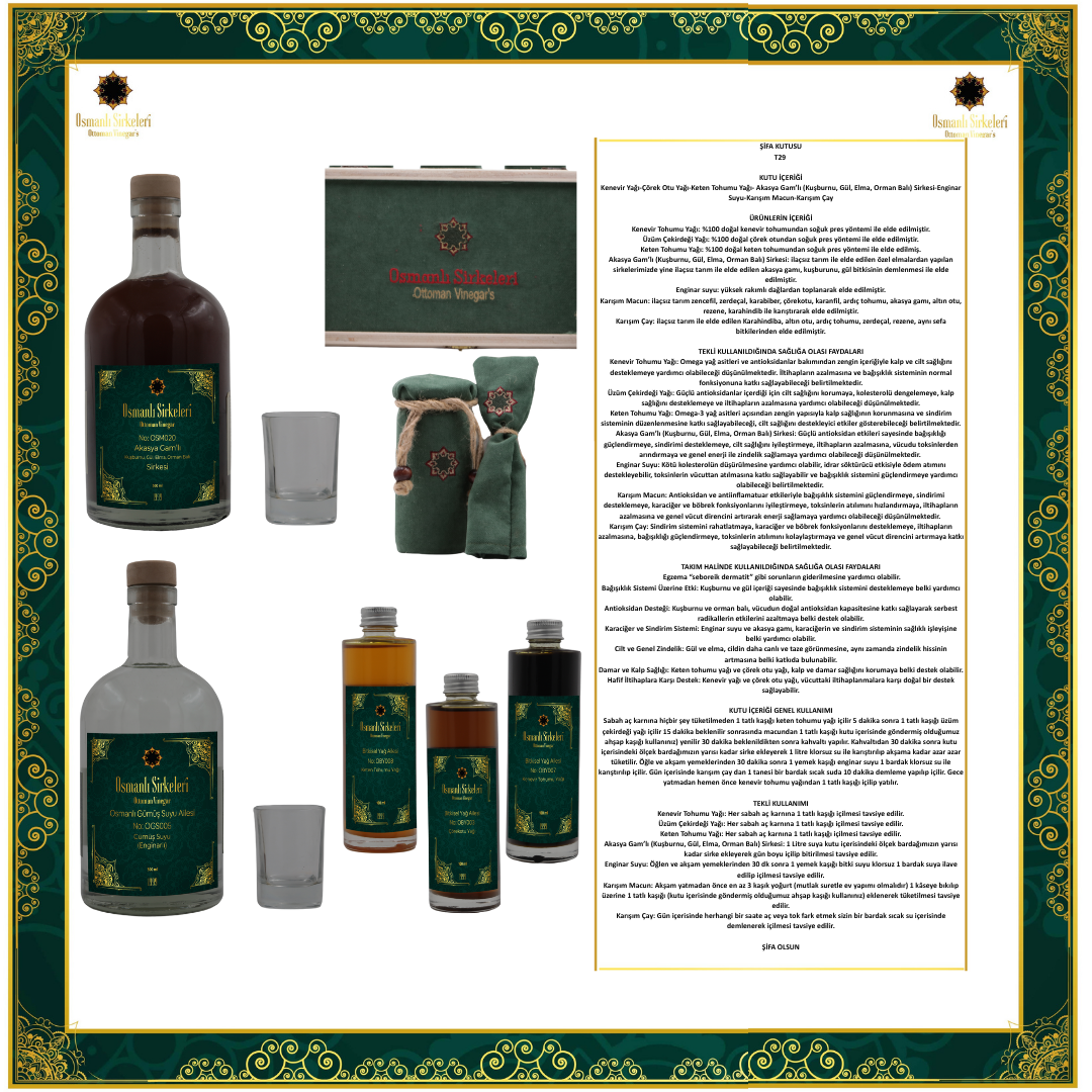 ŞİFA KUTUSU  T29 (Egzema “Seboreik Dermatit”)