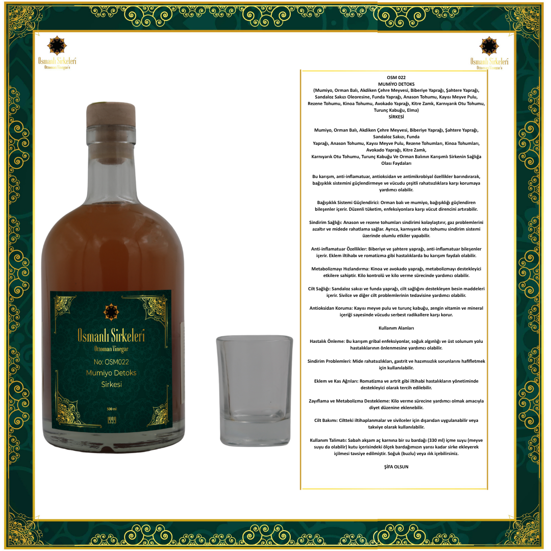 OSM 022  MUMİYO DETOKS SİRKESİ