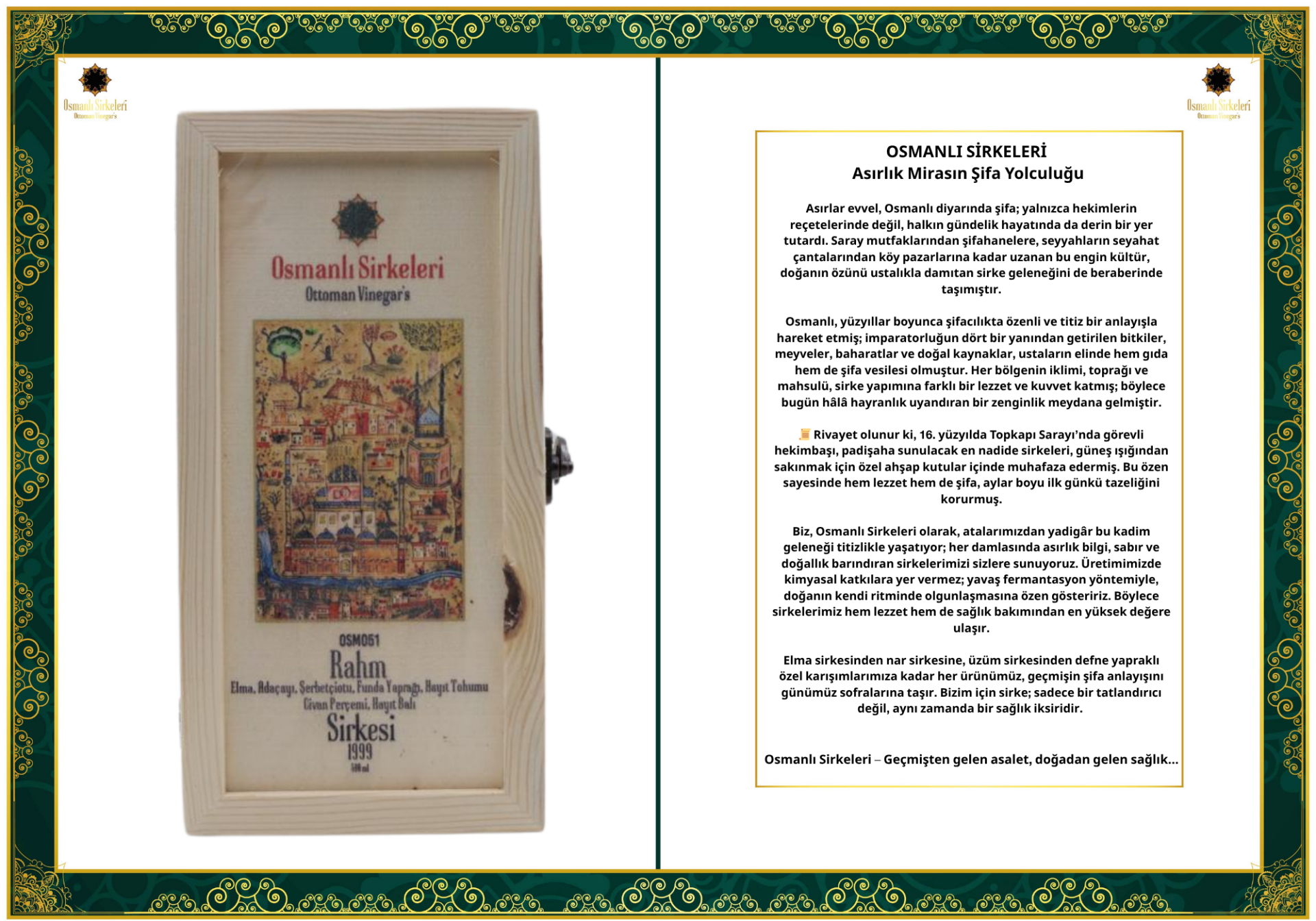 OSM 051 RAHM (Elma, Adaçayı, Şerbetçiotu, Funda Y., Hayıt T., Civan P., Hayıt B.) SİRKESİ