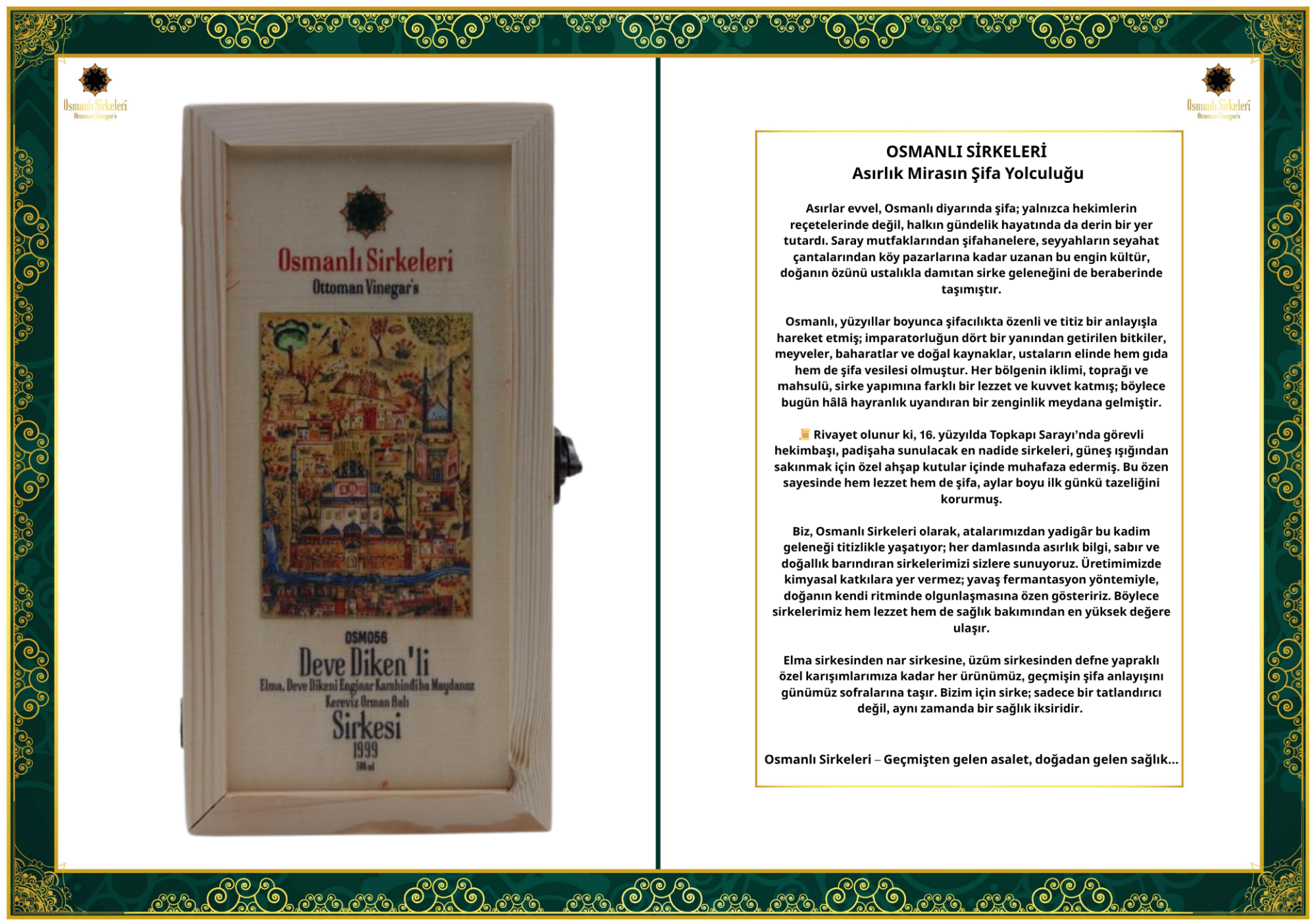 OSM 056 DEVE DİKEN’Lİ (Elma, D. Dikeni, Enginar, Karah., Mayd., Kereviz, Orman B.) SİRKESİ