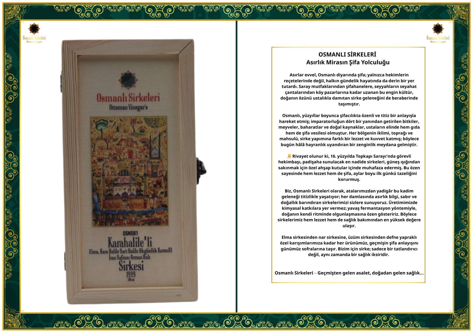 OSM 061 KARAHALİLE’Lİ (Elma, K. Halile, S. Halile, Akgün., Karanfil, S. İran, Orman B.) SİRKESİ