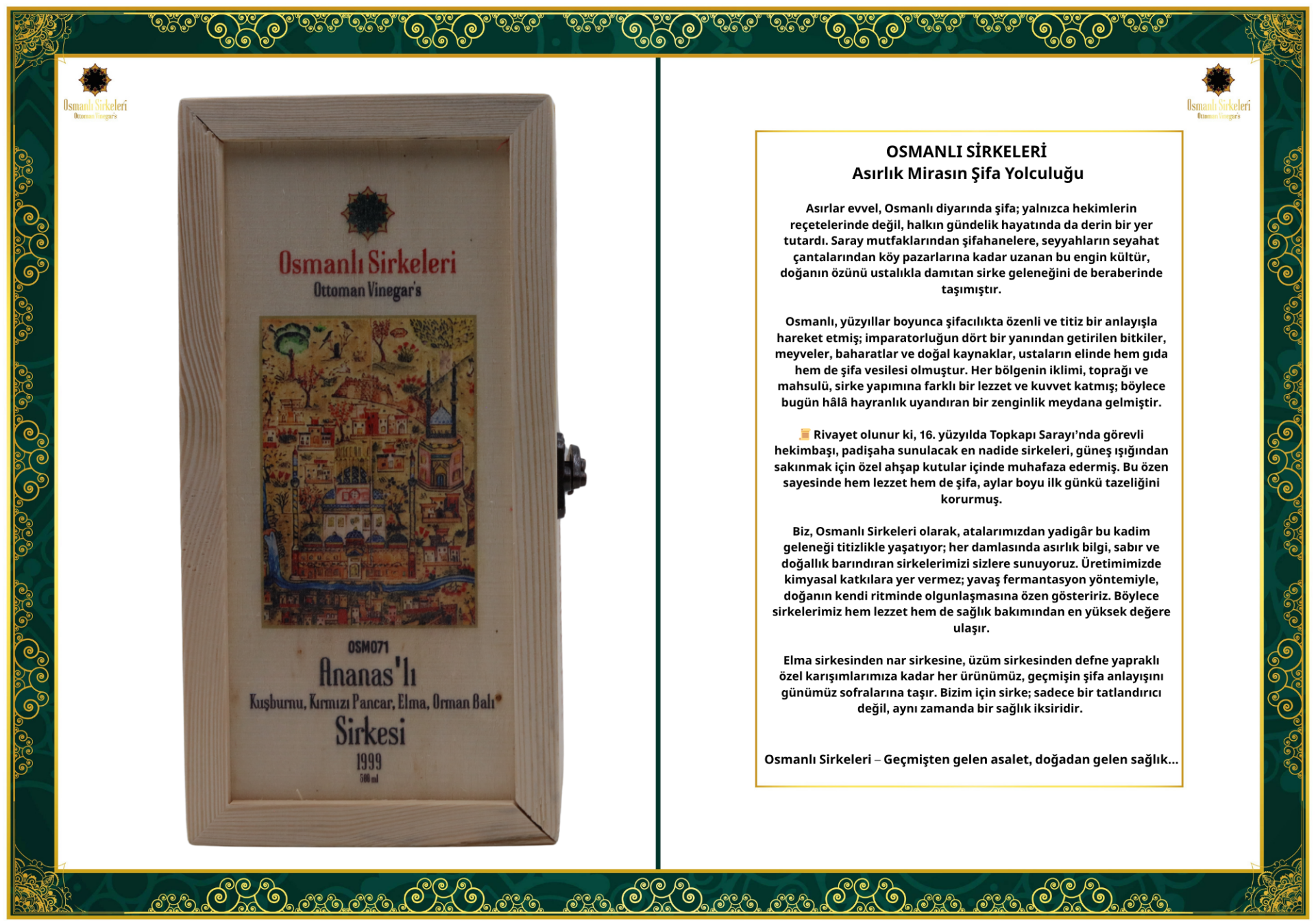 OSM 071 ANANAS’LI (Elma, Ananas, Mango, Avakado, Ejder M., Dikenli İncir, Orman B.) SİRKESİ