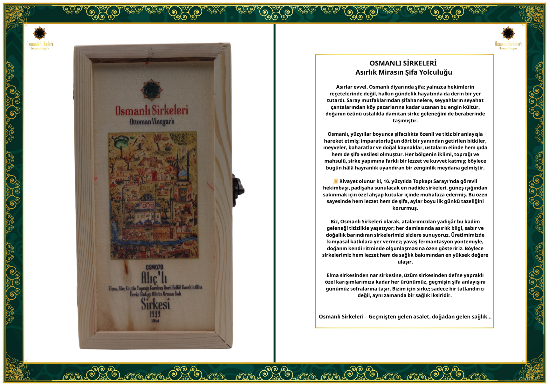 OSM 078 ALIÇ’LI (Elma, Alıç, Zeytin Y., Karabaş, Karah., Ceviz, Ginkgo B., Orman B.) SİRKESİ